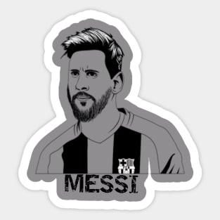 Messi T.shirt Sticker